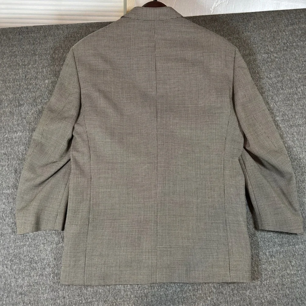 Gianfranco‎ Ruffini Houndstooth Wool Blazer Sport Coat Classic Fit Mens 44R